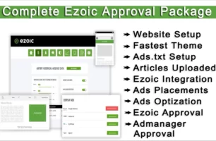 We Will Create Website With Ezoic and Ad manager Guaranteed Approval