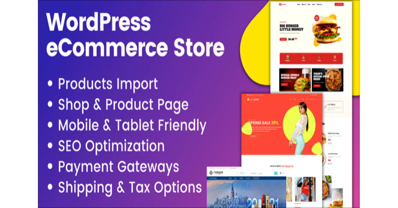 We will build a passive income Ecommerce Wordpress Website